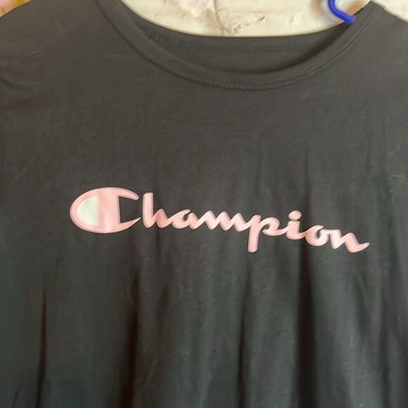 Girls Large Champion Tie Front Cap Sleeve TShirt NWT - Picture 2 of 9